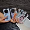 Applicable To vivoXFold1 Mobile Phone Case Gilt Shell Pattern Double Central Axis Magnetic Suction Rotating Bracket Folding Screen