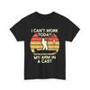 Fisherman Shirt I Can't Work Today My Arm In A Cast Fishing Season Vintage Shirt