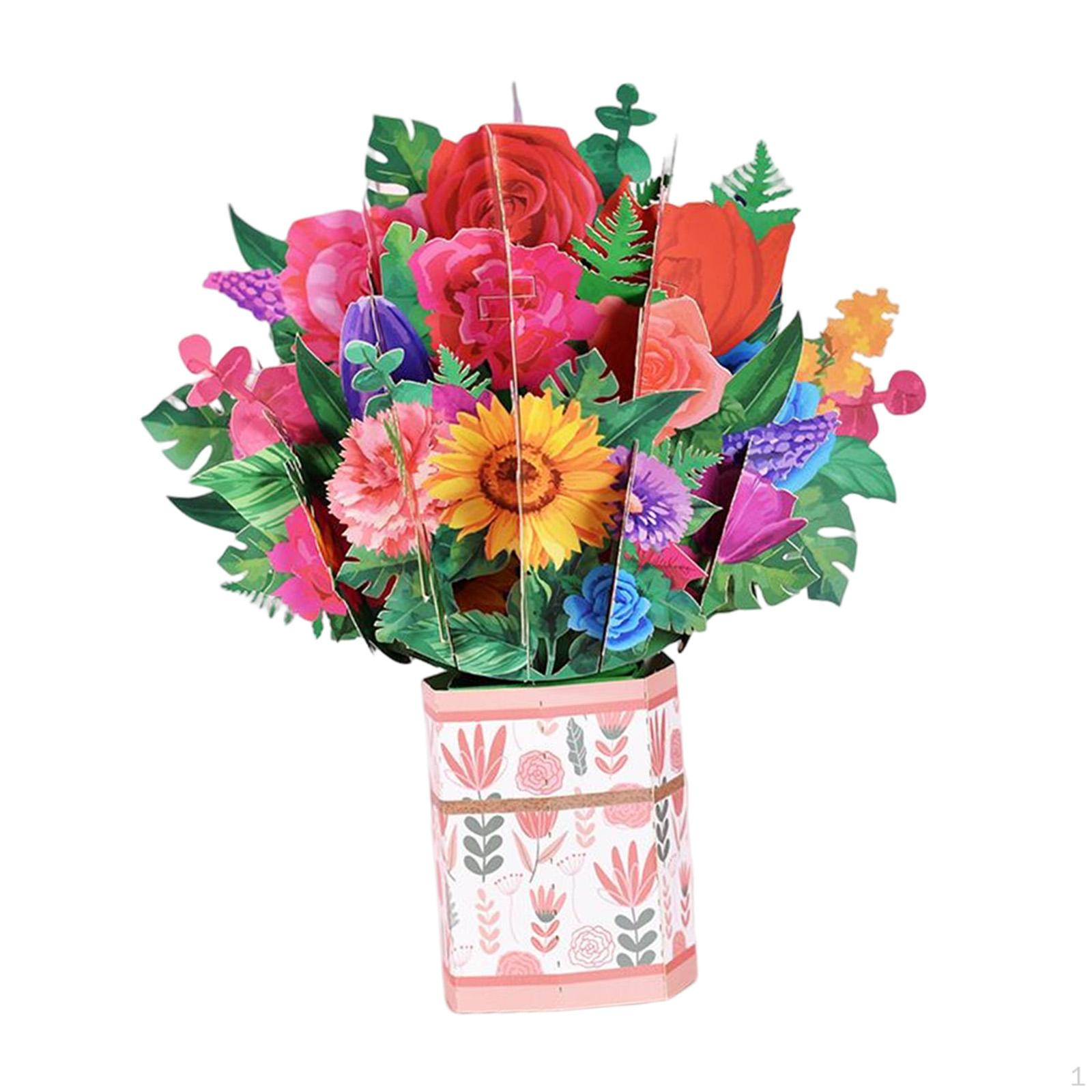 

Букет квітів, Вітальна листівка до Дня матері, , День святого Валентина, Листівка на День народження для дружини Rose