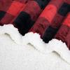 Facecloth Double Layer Blanket Classic Plaid Printed Lambswool Car Nap Cover  Blanket for Winter Fuzzy Thick Warm Soft Throw Sofa Decoration