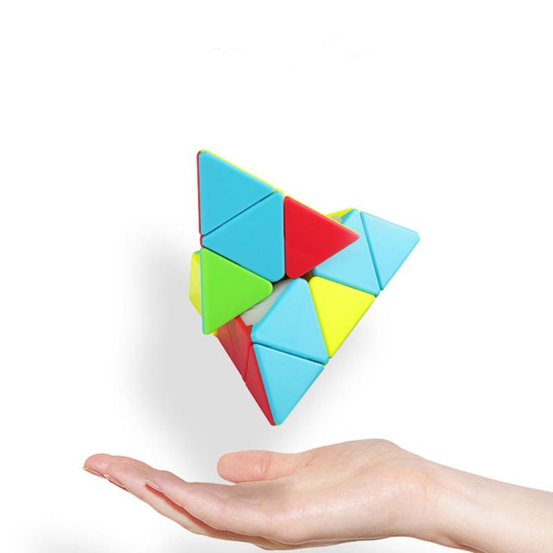 Plastic S2 Pyramid Speed ​​Cube 3x3x3 Triunghi Cub Puzzle Cub Magic Jucărie Puzzle