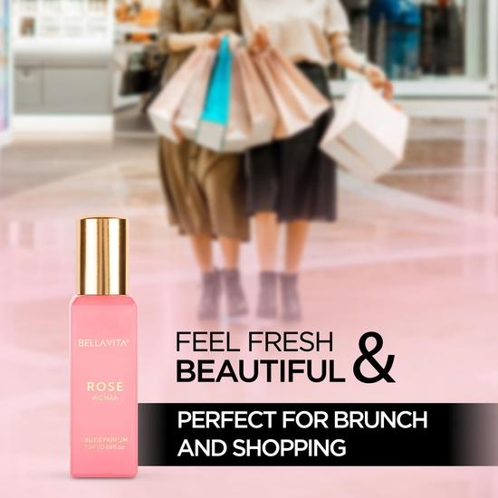 Bella Vita Luxury Glam & Rose Women Floral Perfume Combo With African Orange, Jasmine, Pink Pepper & Patchouli, Pack Of 2, 20 Ml Each