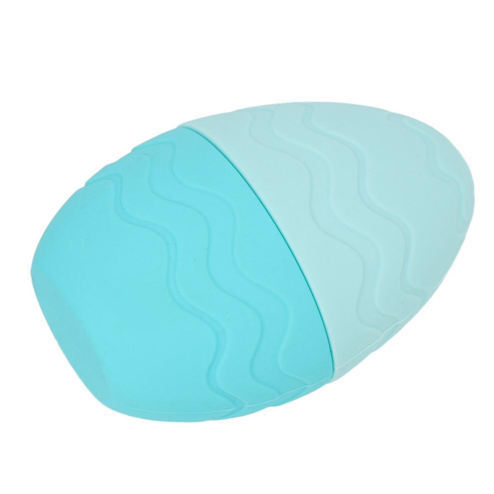 Ice Face Roller Mold Silicone Egg for Puffiness Relief & Skin Firming, Blue