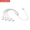 ARGB Chassis Fan Splitter 5V 3PIN Connector 1 To 2/3/4 Motherboard Extension Cable Synchronization 30cm for PC Light Strip Fans