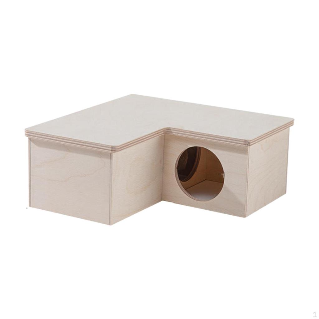 Hamster House Toy Interesting Habitat Decor Tunnel Exploring Multi Chamber for Gerbils