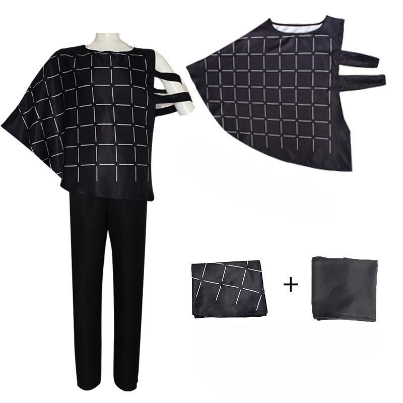 

Костюм для косплея Гето Сугуру Махито Черный Синий Кимоно Школьная Форма Аниме Одежда Хэллоуин Карнавальные Костюмы для Женщин Мужчин XXL