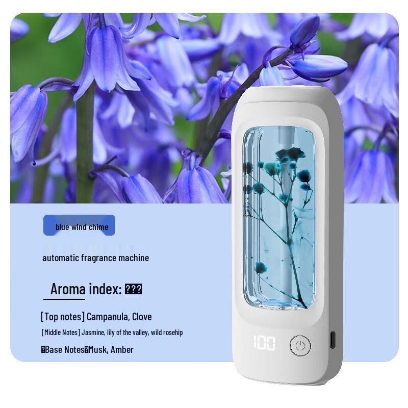 

Jiaxiu Smart Digital Aroma Diffuser with Blue Wind Chime Perfume