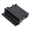 1DIN Car Radio Storage Box Multi Application ABS Black Inner Organizer Replacement for Mitsubishi