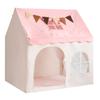 VEVOR Kids Play Tent PVC Frame Playhouse for Kids with Padded Mat Pink, for Toddlers Girls Boys, Indoor & Outdoor, Reading Nook Nap Bed Tent