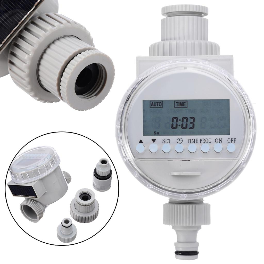 Solar Digital LCD Auto Watering Timer Water Saving Irrigation Controller