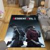 1Pc Resident Evil Remake Poster Rug, Office Carpet Indoor Outdoor Doormat, Non-Slip, Comfortable, Living, Christmas Halloween,  Xmas Gift L1466