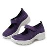 Thick-heeled Hollow Fitness Boot For Women's Gym Walking Woman Blue Sneakers Sports Shoes Brands Snow Boots Hand Made