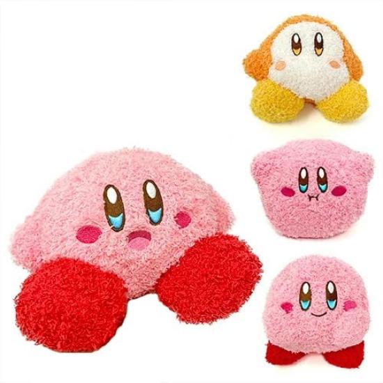 Kirby Fluffy Plush Toy with Toy Diamond, Approx. 13cm, Official Mascot (Kirby (Smile))