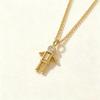 Neue Süße Geburtsstein Kinderform Halskette Kupfer Goldfarbe Partner Halsband Zirkon Personalisierte Lange Kette Choker Täglich