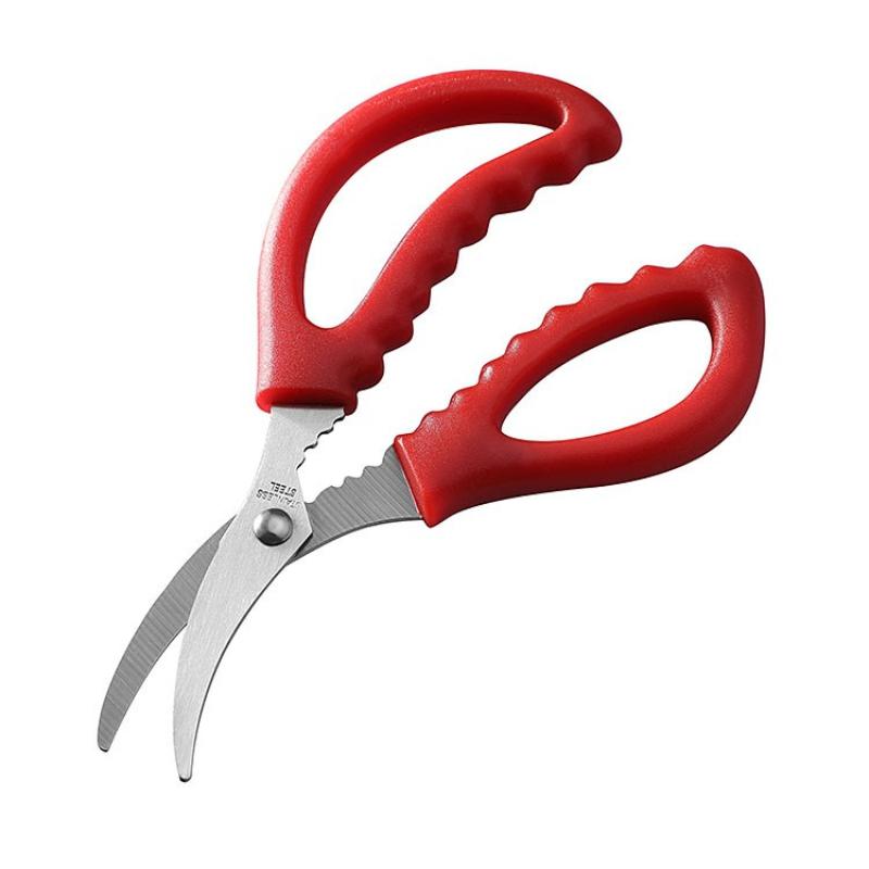 Kitchen Scissors Shrimp Peeler Seafood Elbow Food Lobster Cut Crab Line Seafood Tools