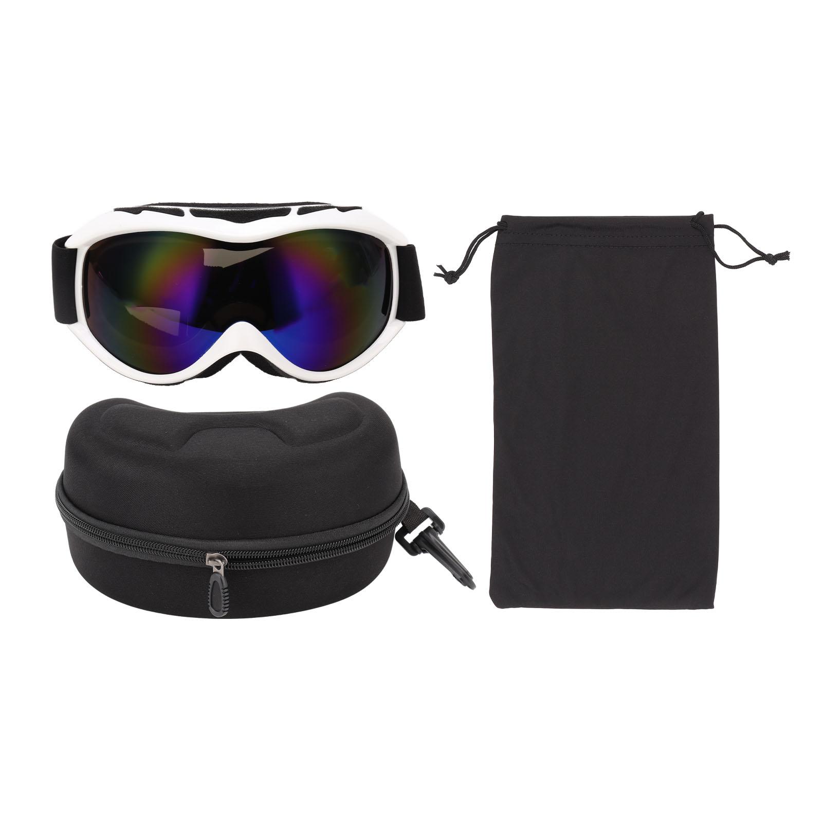 Adult Ski Goggles Spherical Double Layer Anti Fog Snowboard Goggles Windproof Glasses for Climbing