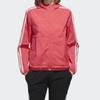 Adidas Three-Stripe Hooded Sports Jacket Women Jackets Bright-Pink Fluorescent FM9260