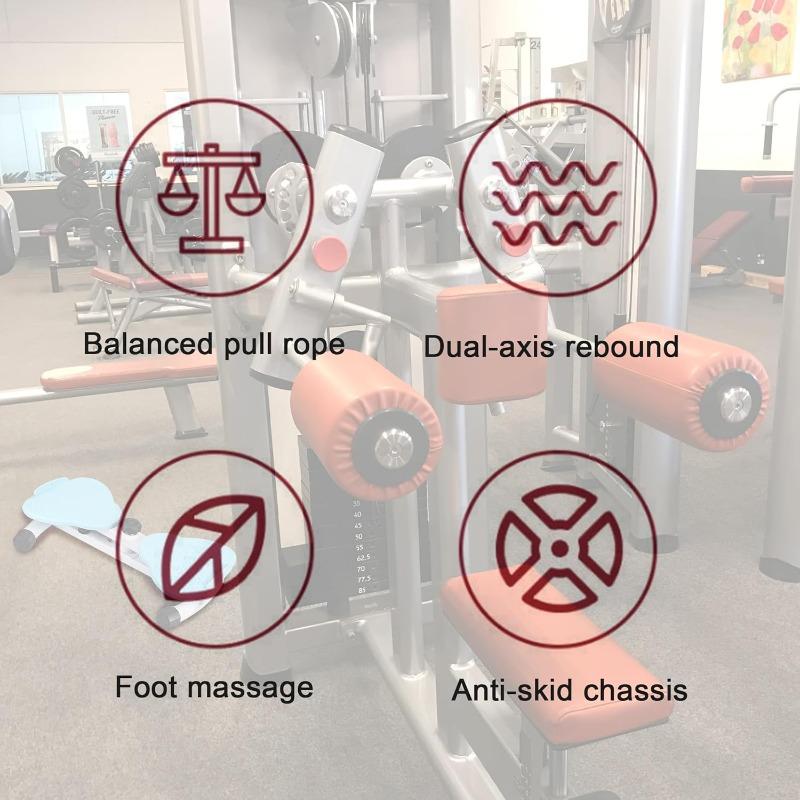 Waist Twist Workout Machine Ab Machine Weight for Slim Waist and Core Ab Exercise Foot Massage Noiseless Home Gym Exercise Equipment