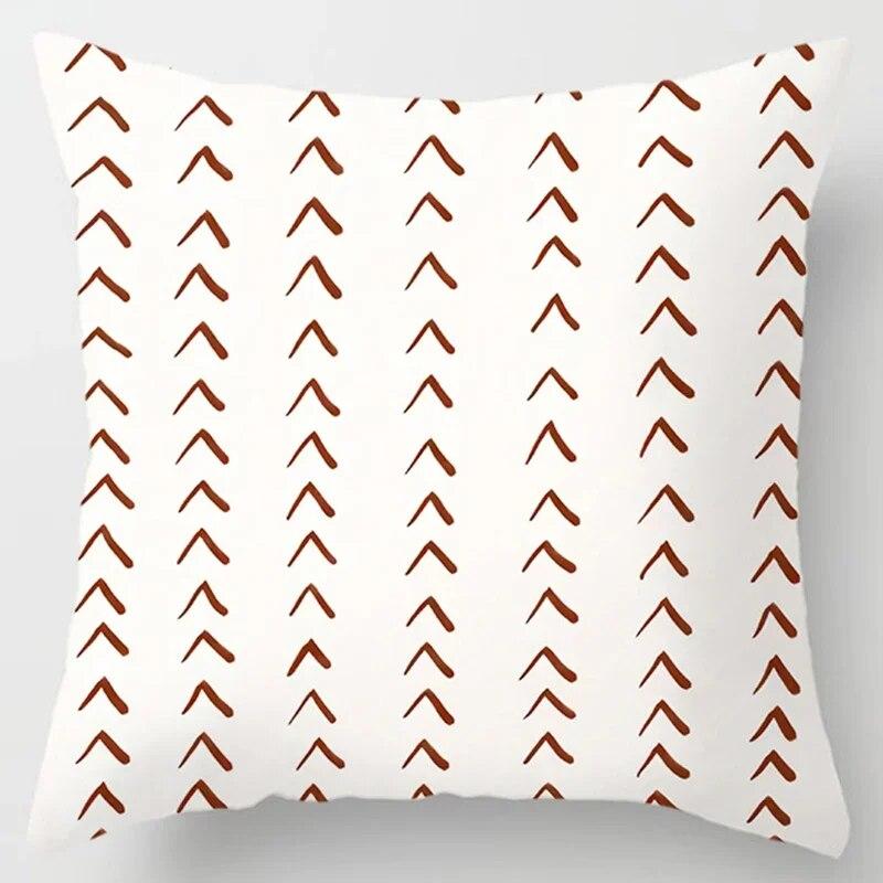45x45cm Modern simple geometric print pillowcase Room bed Sofa Chair Office cushion cover Home Decoration embrace