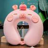 Double-sided Neck Support Cushion Animal Napping Headrest Pad Sleeping Neck Protector  Airplane