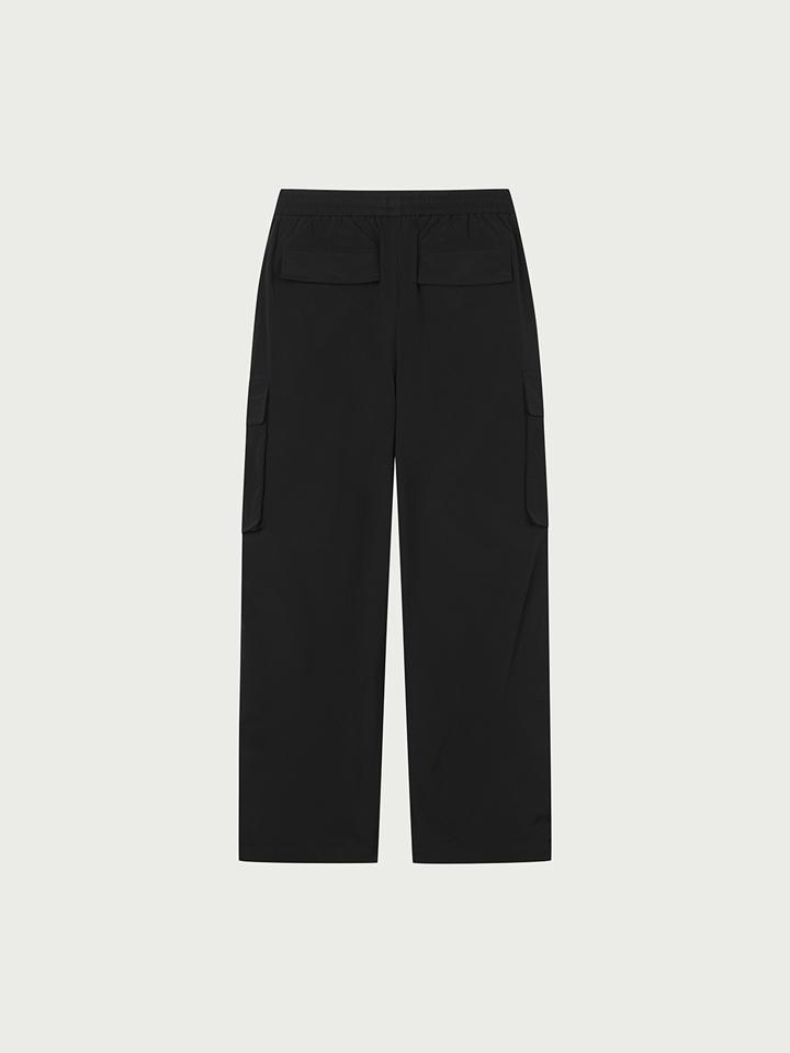 HANGTEN Women'S Nylon Spandex Cargo Wide Pants _100(10570-150-402-41)