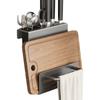 Carbon Steel Cutting Board Rack Heavy Duty Wall-Mounted Holder Kitchen Storage Rack  Indoor Use