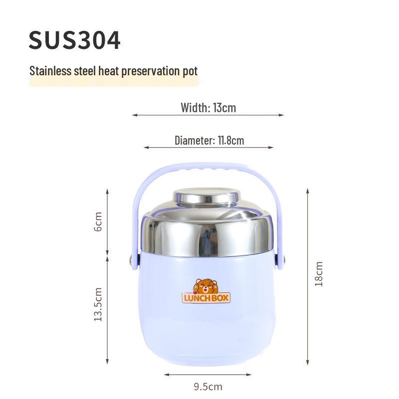 Multi-Layer Insulated Stainless Steel Bento Lunch Box