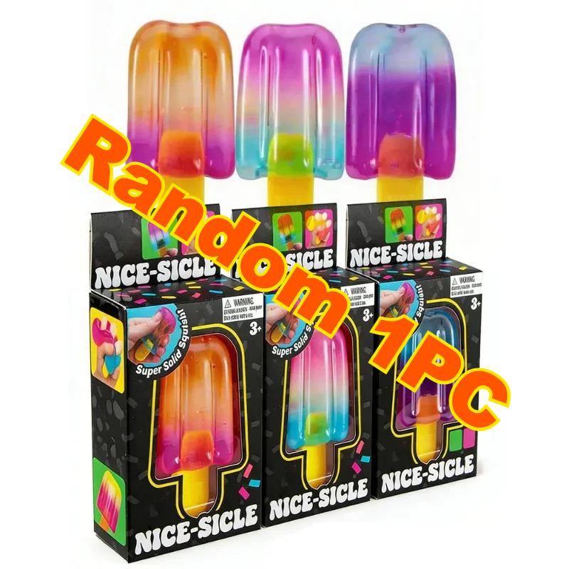 

Needoh Nice Cube Sensory Nice-Sicle Stress Relief Squishy Cube Anti-Anxiety Squeeze Object For Focus ADHD Population