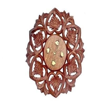 14.224 Cm Sheesham Wood, Trivet, Natural