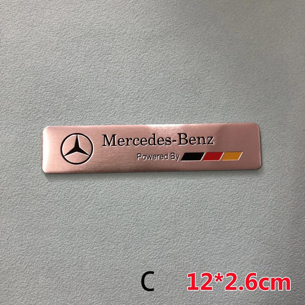 New Car Emblem Sticker Accessories Mercedes Benz AMG Brabus Maybach Smart W204 GLC CLA GLK W205 W203 W206 W108 W124 W126 W140