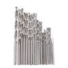 150pcs Metal Drill Bits Storage Plastic Box 0.4-3.2mm Auger Drill Bits High Hardness Wear-resistant for Hardwood Plastic Rubber