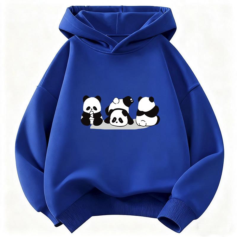 Cute Panda Hoodie Kids Children's Sweatshirt Animal Hoody for Boys Girls Autumn Winter Casual Pullover Hoodies