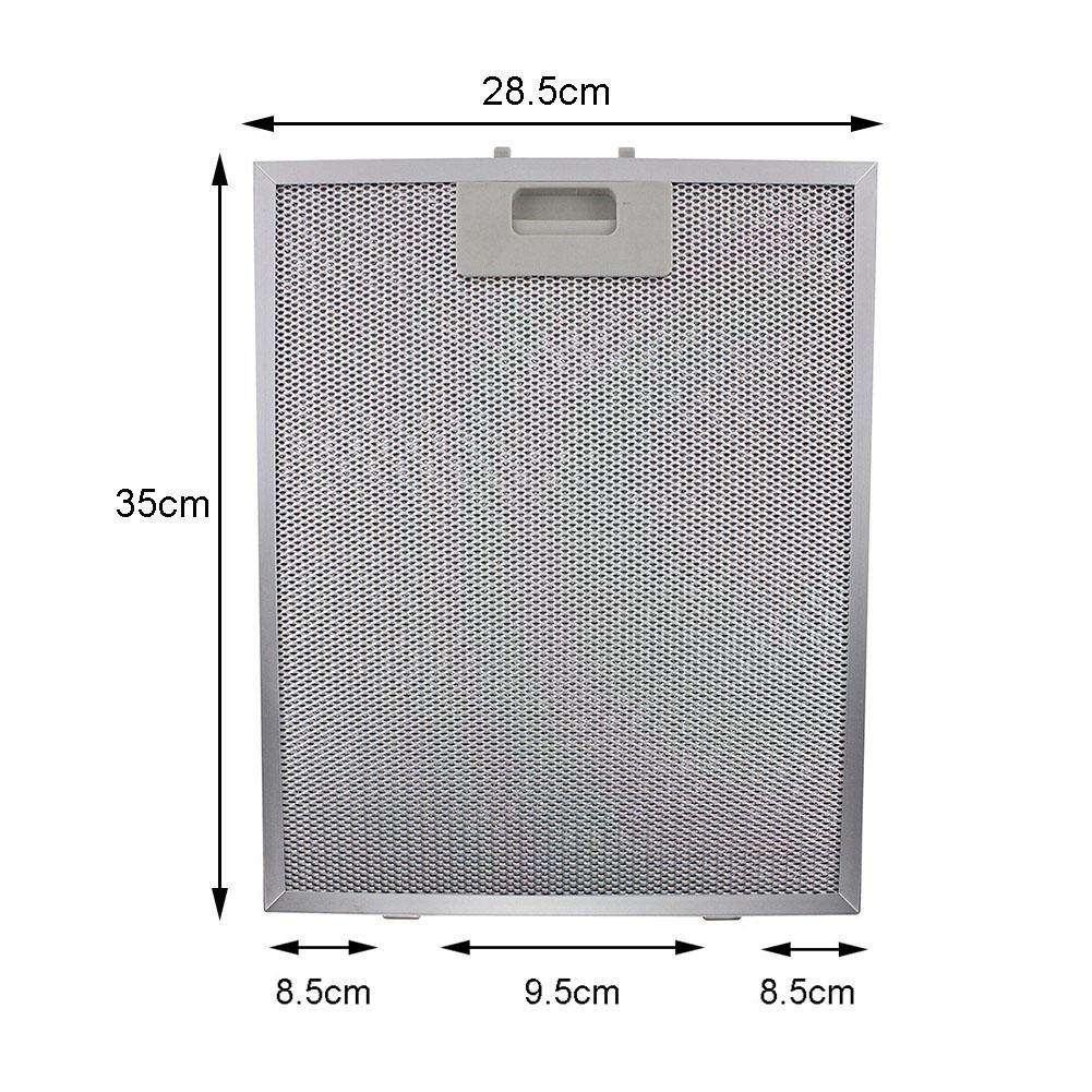 2PCS Filter Cooker Hood Filters 350 X 285 X 9mm Aluminum Alloy Fits For Leading Brands Of Range Hoodsrange Hood Vents