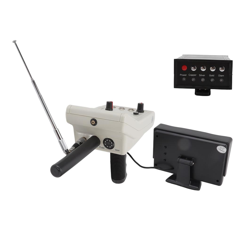 15m Depth 1000m Range Metal Detector Locator Display Screen Remote Underground Field Scanning