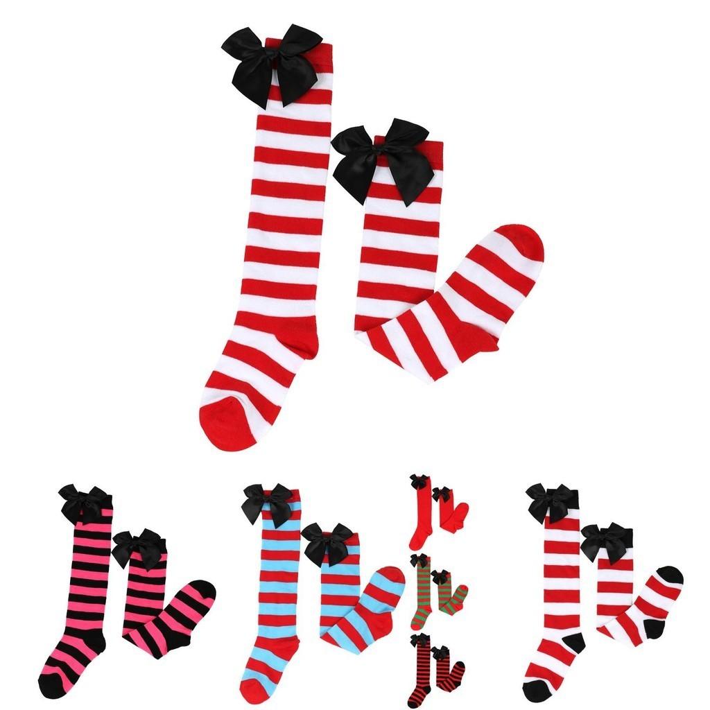 High-quality Striped/plaid Patterned Socks For Girls Packaged In Bags Characters)