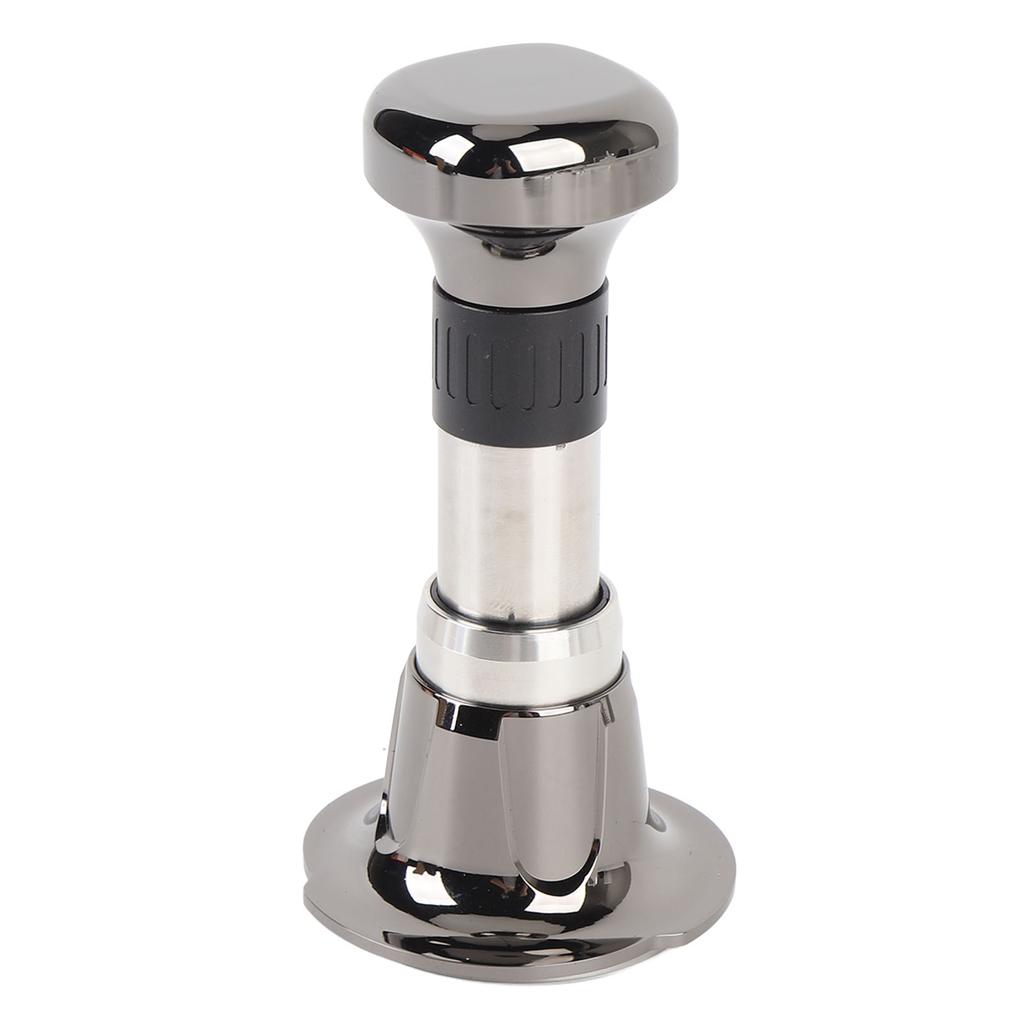 Automatic Impact Coffee Tamper Stainless Steel Auto Rebound Adjustable Constant Pressure Vertical