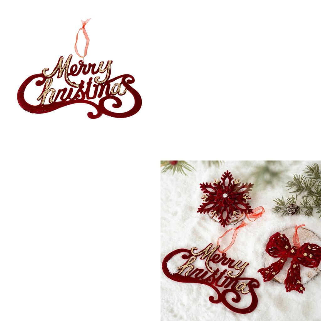 Festival Christmas Hanging Ornament Plastic Decors For Homes Holiday Party Gift HX6C