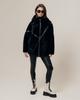 Double-sided Sheepskin Coat RR Designer 7590 44 Black