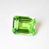 A+   7.75 Ct Natural Green Peridot 11x9mm Emerald Cut Loose Gemstone