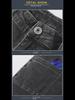 Spring Collection: Men's Elastic Smoke Gray Jeans - Vintage Wash Retro Style