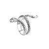 Men's Punk Snake Ring - Silver Plated Alloy Animal Design