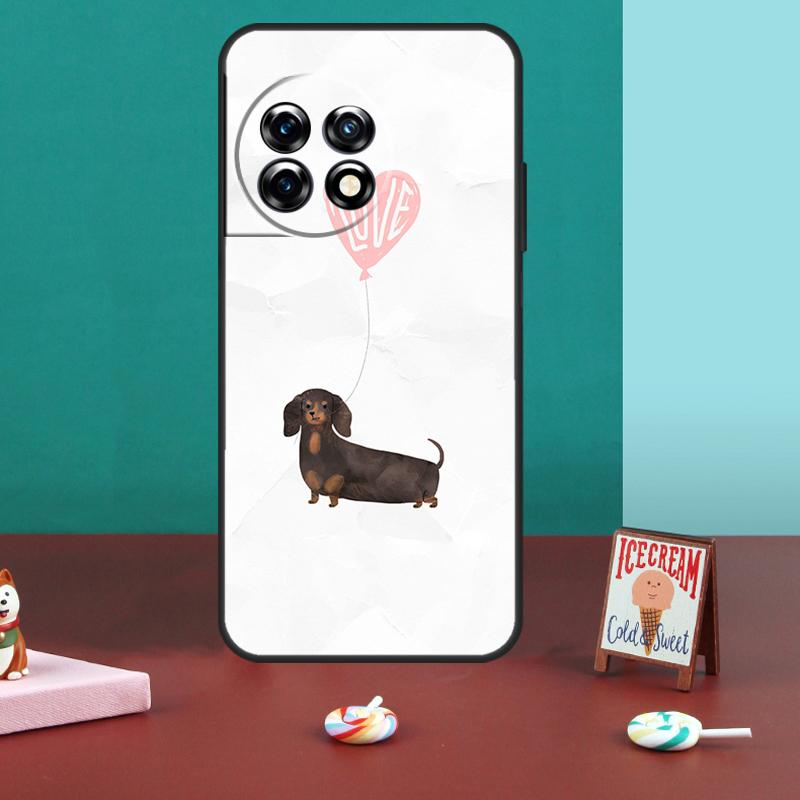 

Cute Dachshund Dog Case For OnePlus 15 13 12 11 13R 13T 12R 10R 8T 10T Nord CE 4 3 2 Lite N20 N30 Nord 5 Cover OnePlus Nord 2