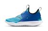 Flex Runner Slip Resistant Cushioning Low Top Kids' Running Shoes White Blue Children Aged 3 7 Years Old CV9327-400