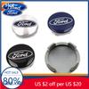 Car Sticker 2026 Ford New 2025 Hot 4PCS 54mm Wheel Center Caps Badge Logo For Ford Focus Mondeo Mustang Fiesta Kuga MK2 Everest