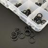 EPDM Rubber O-ring Combinaton Kit 1-box 250 Pcs Acid Alkali Corrosion Resistant Aging-resistant Black O-type Sealing Ring