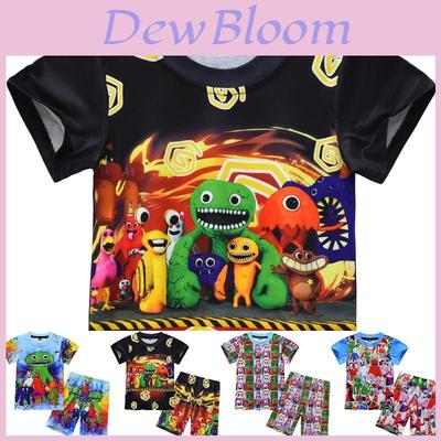 Adorable Banban Garden Children's Leisure Short-sleeved Shorts Set For Boys And Girls