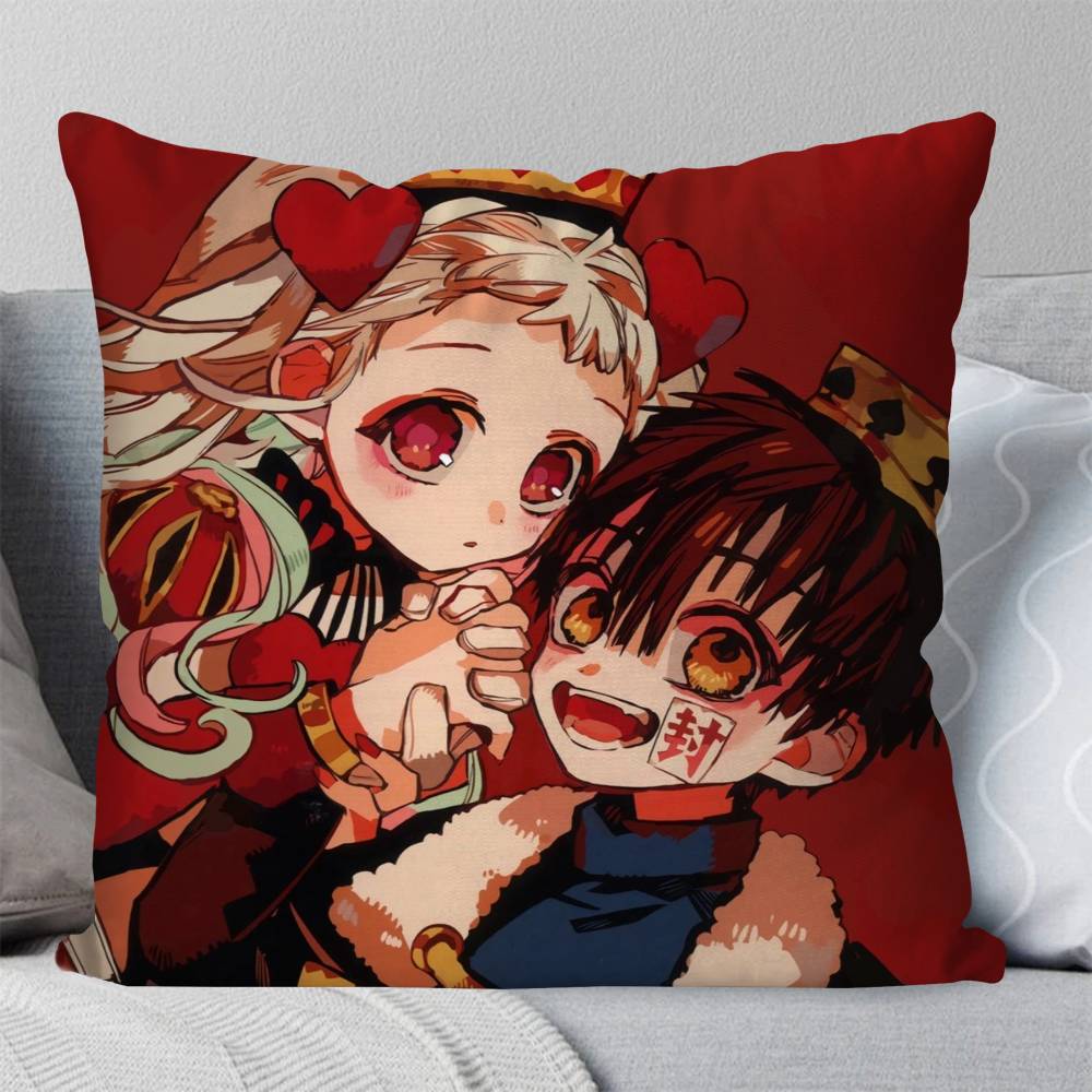 Anime Toilet BBound HHanako Kun Pillow Case Fashion Square Pillowcase Bedroom Sofa Room Ins Decoration Leisure