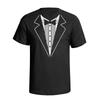 Mens Tuxedo T-Shirt Birthday Wedding Fancy Dress Suit Premium Quality Gift