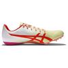 Asics Hyper Sprint 7 Professional Competition Leather Low Top Sprinting Shoes Men sneaker White Yellow 1093A194-301