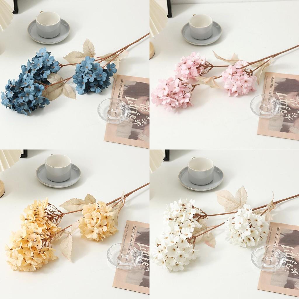 Künstliche Hortensienkugel-Blumendekoration aus Seidenmaterial für Hochzeit und Hotel-Innendesign